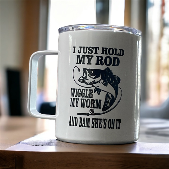 I Just Hold My Rod 10oz mug