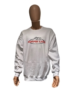 Pullover White with RippinLips Logo