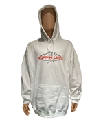 Pullover Hoodie White with RippinLips Logo